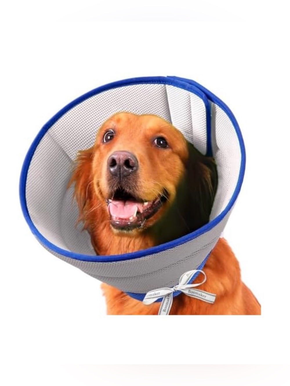 Boomaker Extra Soft Dog Cone
Alternative After Surgery, Breathable Dog Cones for